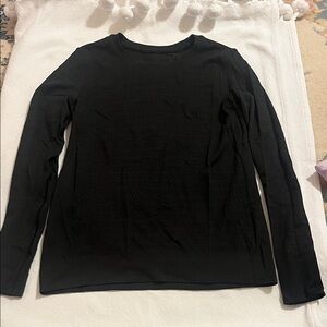 black lululemon running shirt size 6